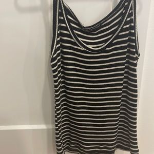 Black and white brandy Melville tank top